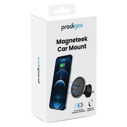 PRODIGEE MAGNETEEK MAGSAFE SECURE PHONE HOLDER CAR MOUNT BLACK