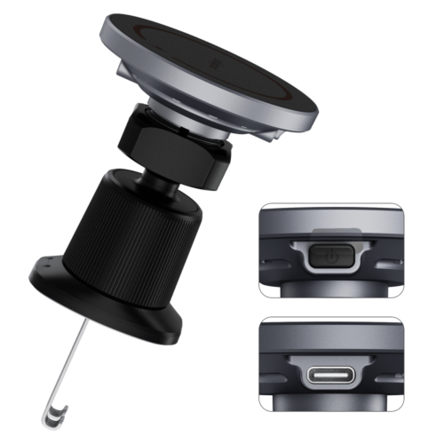 PRODIGEE MAGNETEEK MAGSAFE SECURE PHONE HOLDER CAR MOUNT BLACK