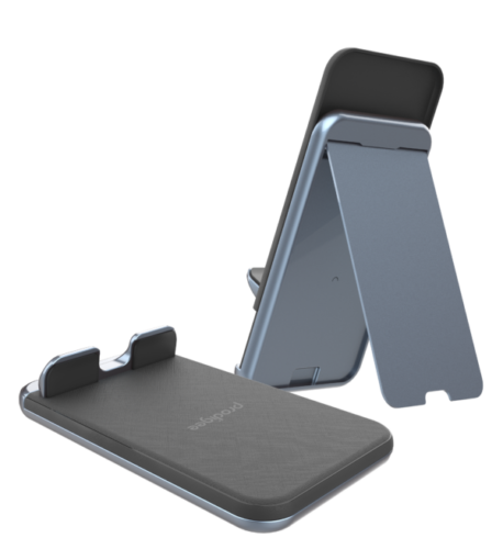 PRODIGEE PORTABLE STAND CONVENIENT FOLDABLE PHONE HOLDER FOR TRAVEL AND HOME USE