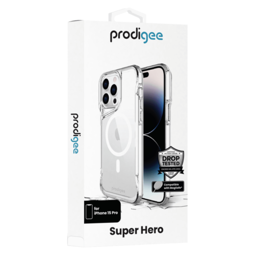 PRODIGEE HERO MAGSAFE CASE IPHONE 15 PRO MAX CLEAR