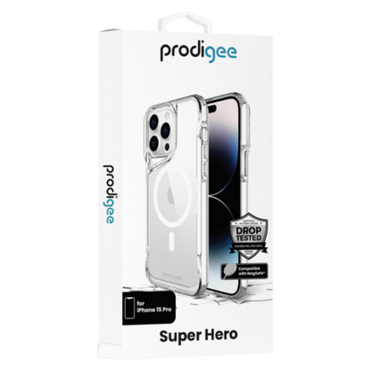 PRODIGEE HERO MAGSAFE CASE IPHONE 15 PRO MAX CLEAR