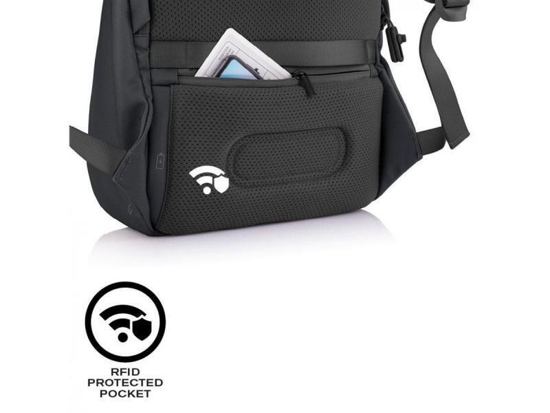 XD DESIGN STYLISH & SECURE BOBBY SOFT BACKPACK BLACK