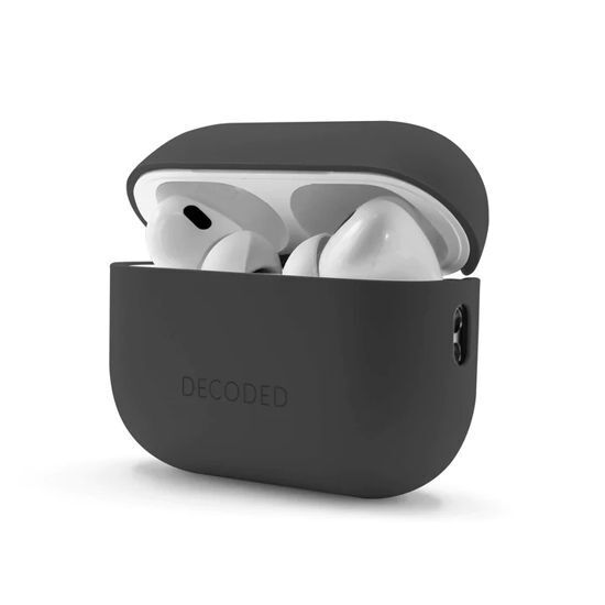 DECODED PROTECTIVE SILICON CASE AIRPODS PRO 1/2ND GEN BLACK