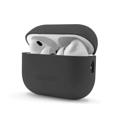 DECODED PROTECTIVE SILICON CASE AIRPODS PRO 1/2ND GEN BLACK