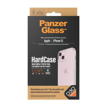 PANZERGLASS HARDCASE WITH D3O IPHONE 15 CLEAR