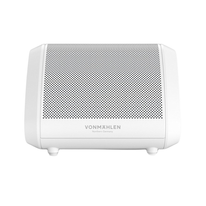 VONMAHLEN AIR BEATS MINI COMPACT BLUETOOTH SPEAKER IPX6 13 HOUR PLAY WHITE