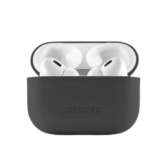 DECODED PROTECTIVE SILICON CASE AIRPODS PRO 1/2ND GEN BLACK