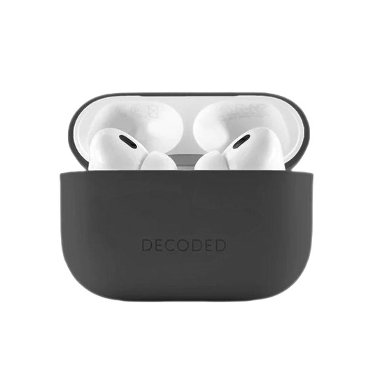 DECODED PROTECTIVE SILICON CASE AIRPODS PRO 1/2ND GEN BLACK