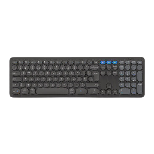 ZAGG WIRELESS KEYBOARD 17IN FULL-SIZED MULTI-DEVICE PAIRING LONG BATTERY GRAY