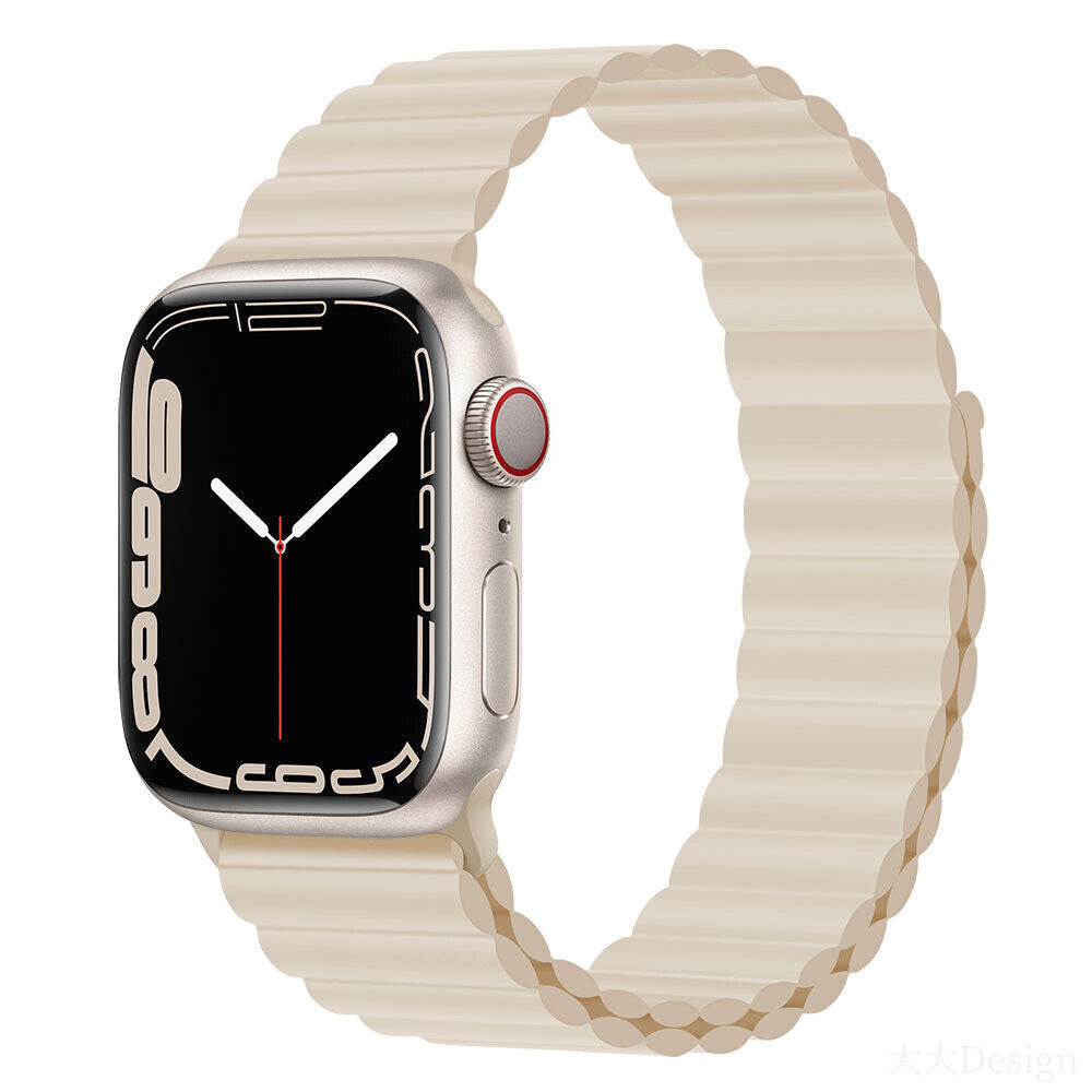 DEVIA APPLE WATCH 42/44/45/49MM DELUXE SPORT3 MAGNET STRAP STARLIGHT