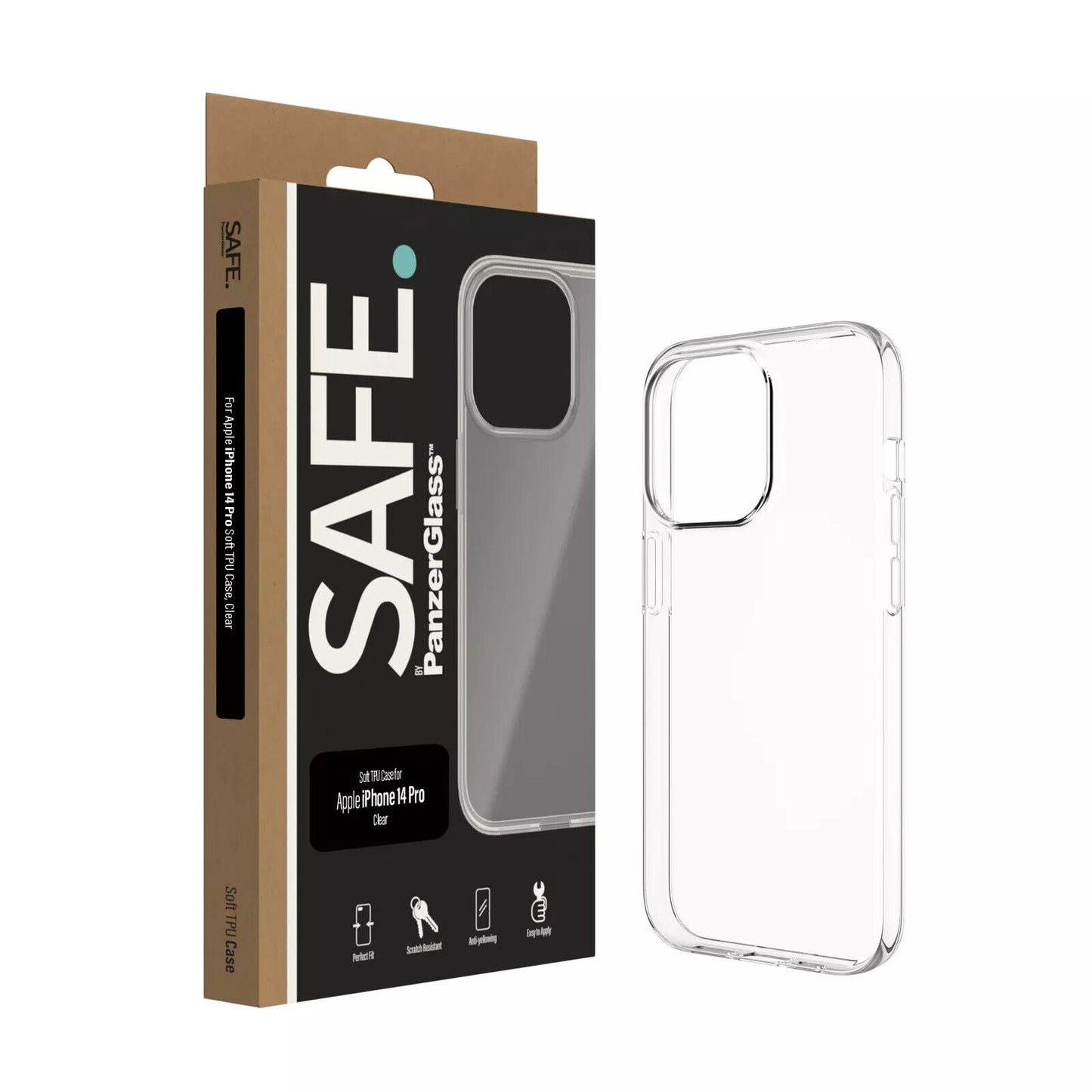 PANZERGLASS SAFEBY TPU CASE APPLE IPHONE 14 PRO CLEAR TRANSPARENT