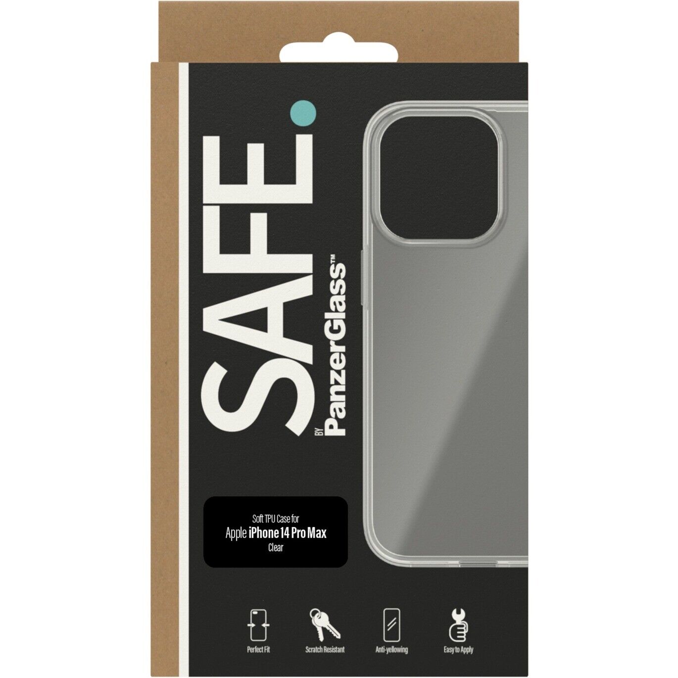 PANZERGLASS SAFEBY TPU CASE APPLE IPHONE 14 PRO MAX CLEAR TRANSPARENT