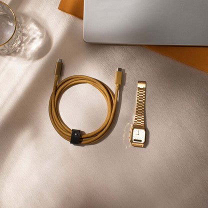 NATIVE UNION USB-C TO USB-C PRO CABLE BELT 240W 2.4M KRAFT