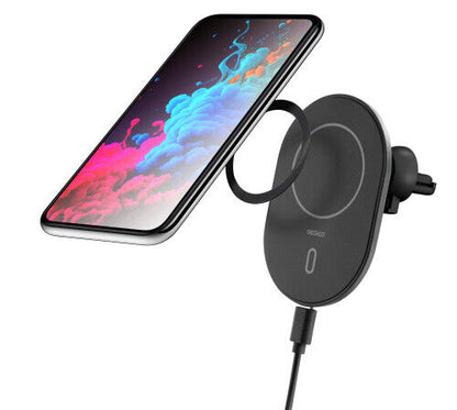 DELTACO WIRELESS CAR CHARGER MAGNET SMARPHONE AND MAGSAFE IPHONE 7.5W