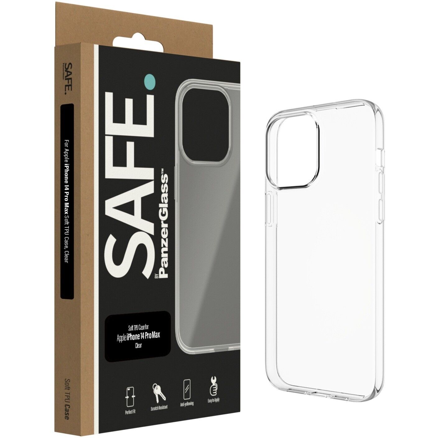 PANZERGLASS SAFEBY TPU CASE APPLE IPHONE 14 PRO MAX CLEAR TRANSPARENT