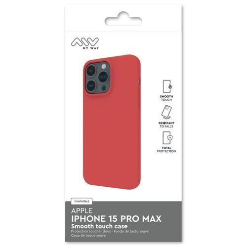 MYWAY STYLISH PROTECTION CASE IPHONE 15 PRO MAX RED