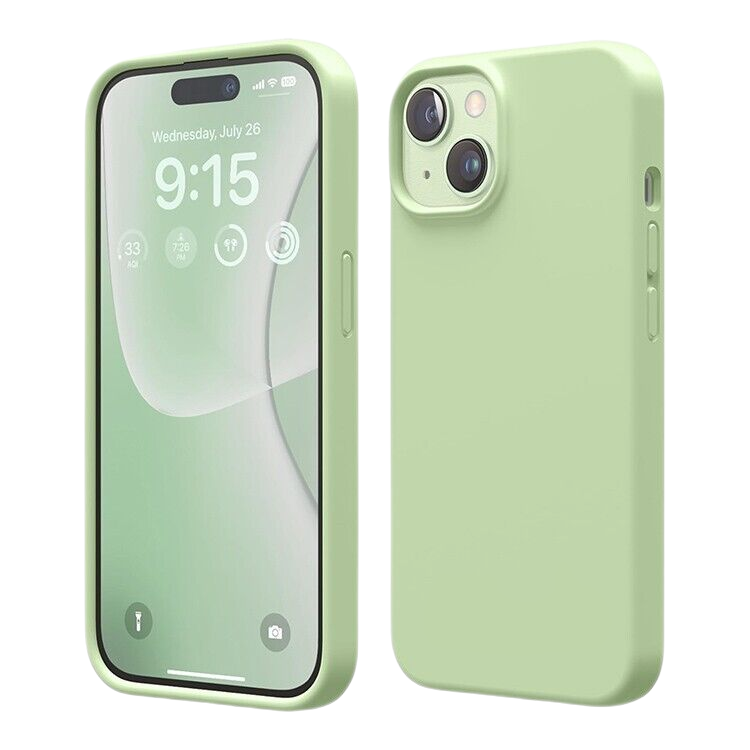 ELAGO STYLISH PROTECTION SILICONE CASE IPHONE 15 PASTEL GREEN