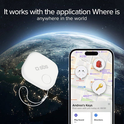 SBS TRACKER TRACK MY COMPATIBLE WITH APPLE FIND MY TECHNOLOGY