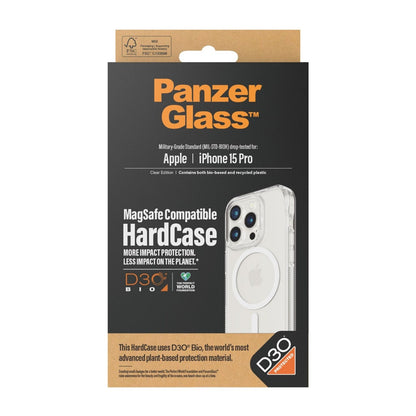 PANZERGLASS HARDCASE MAGSAFE COMPATIBLE WITH D3O IPHONE 15 PRO CLEAR